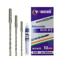 Hammer Drill Bit - Stainless Steel, 4 Inch Round Shape | Silver Color, Industrial Durability And Precision