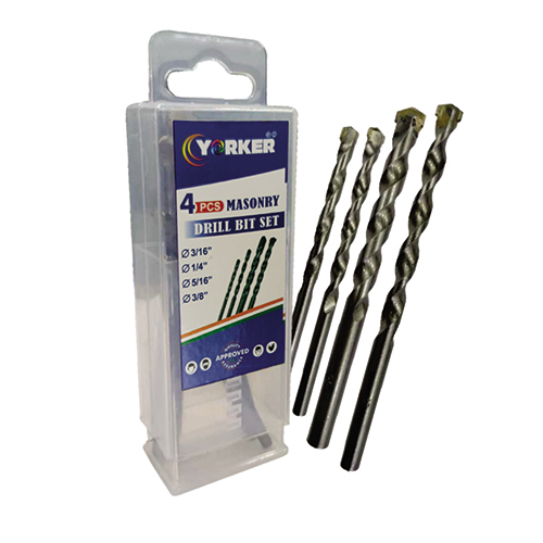 4 Pcs Masonary Drill Bit