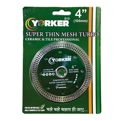 4 Inch Eco Super Thin Mesh Turbo Blade