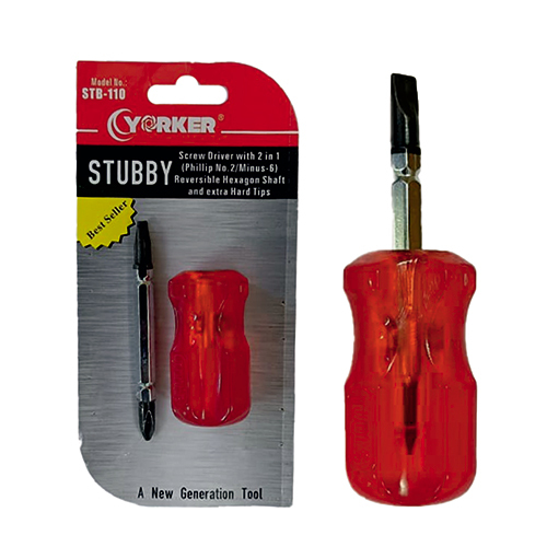 Stubby Screw Driver Set