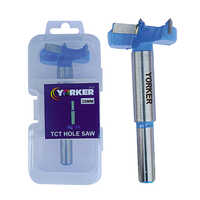 35 Mm Tct Hole Saw - High Carbon Steel, 35 Mm Size, Silver Color | Round Shape, Industrial Tool For Precision Drilling In Steel