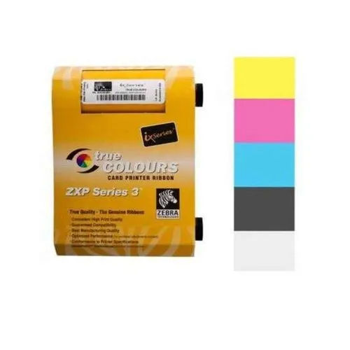 Zebra Zxp3 800033 336Is Half Panel Colour Ribbon - Color: As Per Requirement