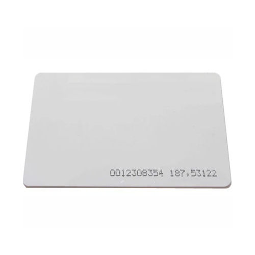 White Proximity Rfid Thin Card - Application: Commercial