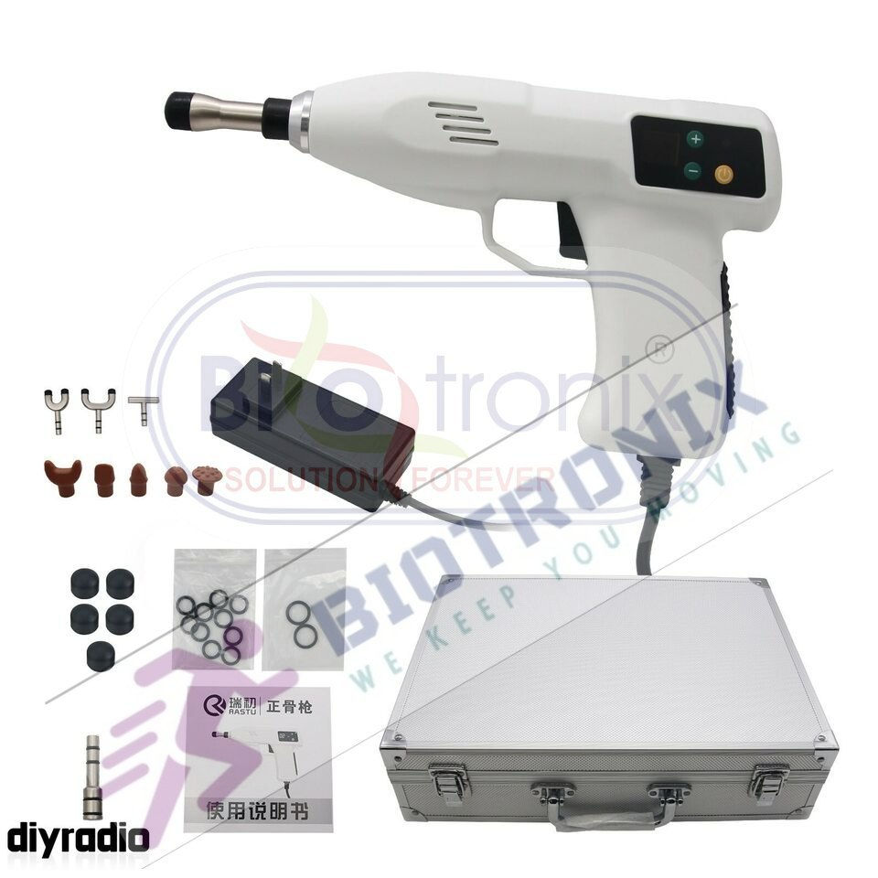 Biotronix Chiropractic Gun,Chiropractic Adjusting Tool Instrument Electric Impulse Gun GINHA HL750