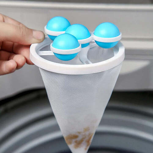 Laundry Ball Floating Pet Fur Lint Hair Catcher Household Reusable Washing Machine Floating 12604