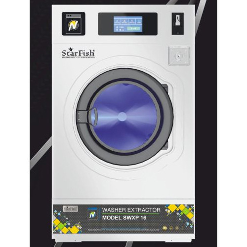 Swxp16 Premium Industrial Soft Mount Washer Extractor - Color: White