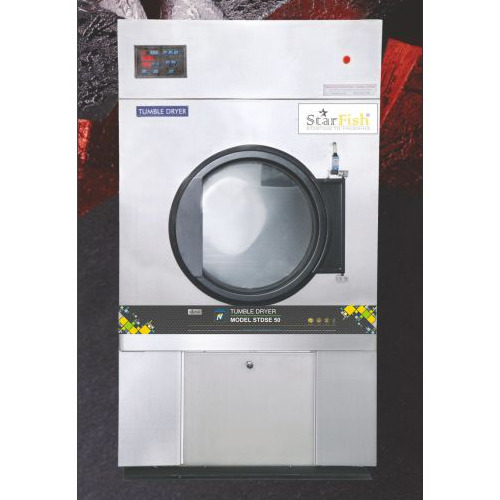 Stdse50 50 Kg Ss Electric Industrial Tumble Dryer - Color: White