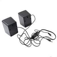 RGB Desktop Speakers, Plug, and Play USB Powered Speaker