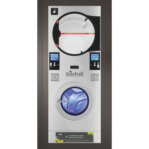 Industrial Stack Washer And Gas Dryer Premium - Premium Hard Mount 16Kg SSWXDPG 16