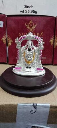 New Design 92.5 Silver Shree Tirupati Balaji Statue (murti)