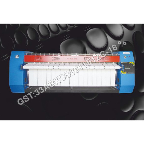 Industrial Flat Work Ironer Cum Dryer-Single Roller- Gas 800 MM 2000 mm SFWG8 2000