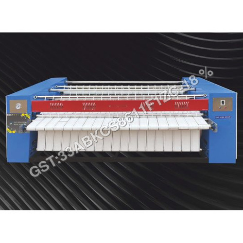 Industrial Flat Work Ironer Cum Dryer - Triple Roller- Gas 800MM 3000mm SFWG38 3000