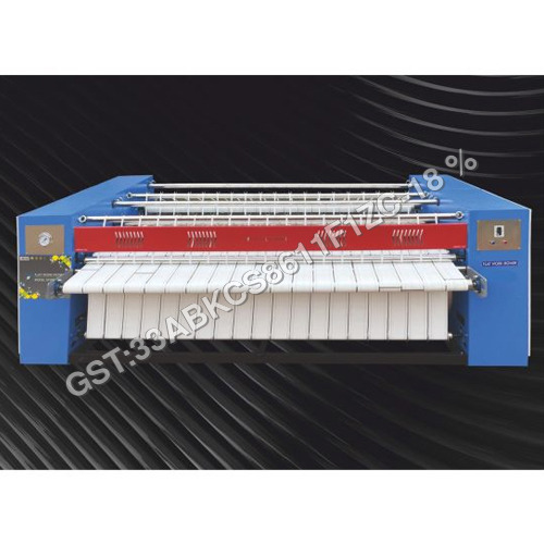 Sfwe38 3000 Industrial Triple Roller Electric Flat Work Ironer - Material: Mild Steel