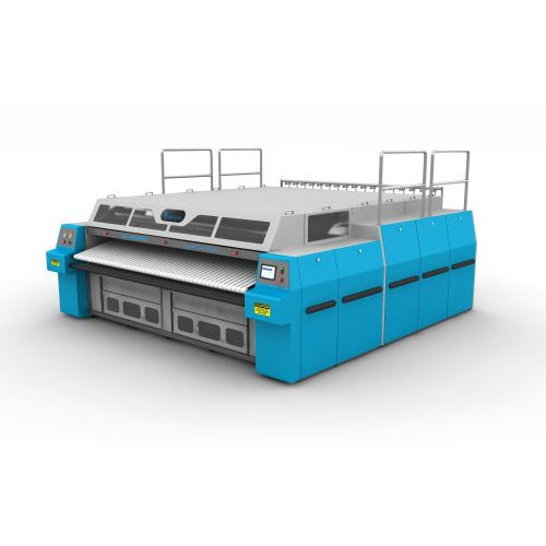 Scws8 3000 3000 Mm Single Roller Industrial Chest Ironer - Color: Blue