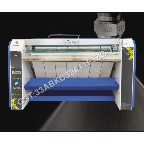 Flat Work Ironer With Starch Spray - Single Roller- Gas 400MM 1400mm SFWSG4 1400