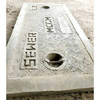 Mcgm Rcc Drain Cover - Concrete, Various Sizes Available | Polished Finish, High-quality Durability, Secure Heavy Load Lock