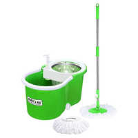S913 Green Spin Bucket Magic Mop Set