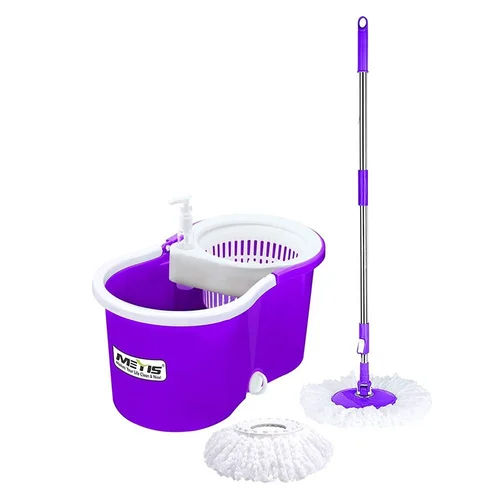 S913 Purple Spin Bucket Magic Mop Set - Application: Housekeeping