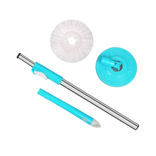 Plastic Sky Blue Mop Handle