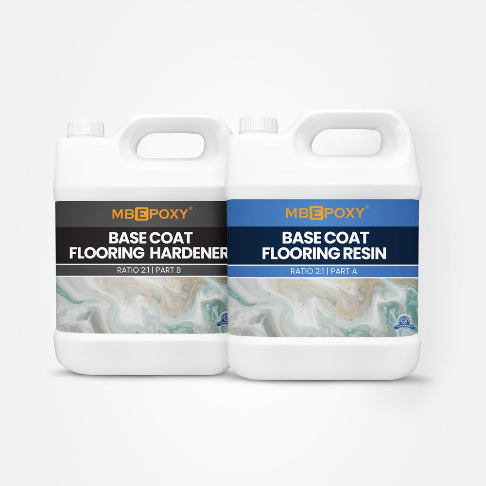 Base Coat Floor Resin - 4 Kg Resin, 2 Kg Hardener, 10 Kg Silica Sand, 500 Gr Opaque Pigments - Touch Dry In 4 Hours, Cures In 24 Hours