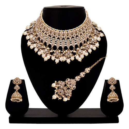 Traditional Jewellery | Wedding collection| Bridal reverse ad necklace |Reverse AD Choker| Designer jewelry| Floral Necklace