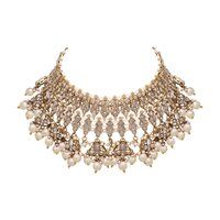 Traditional Jewellery | Wedding collection| Bridal reverse ad necklace |Reverse AD Choker| Designer jewelry| Floral Necklace