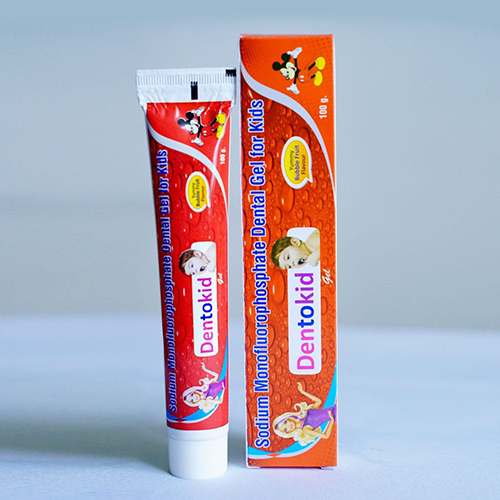 100g Sodium Monoflurophosphate Dental Gel For Kids