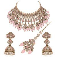 Traditional Jewellery| Wedding collection| Bridal reverse ad necklace| Reverse AD Choker| Designer jewelry| Floral Necklace.