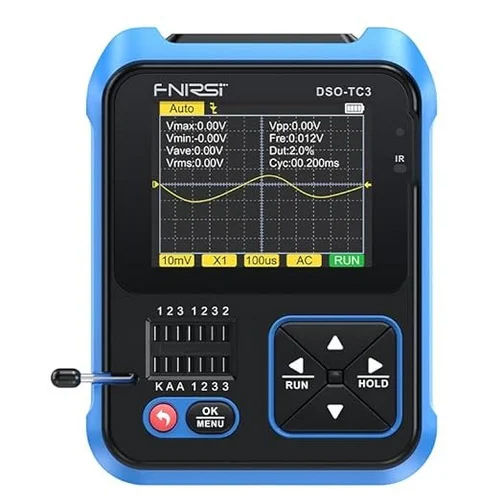 Advanced Handheld 3-in-1 Oscilloscope Multimeter - Accuracy: High %