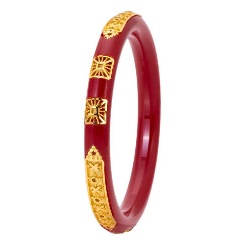 Lb 289 Girl Pola Bangle - Diameter: 2/4 Inch (In)