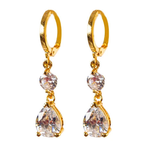 AD306 Ladies Brass Earrings