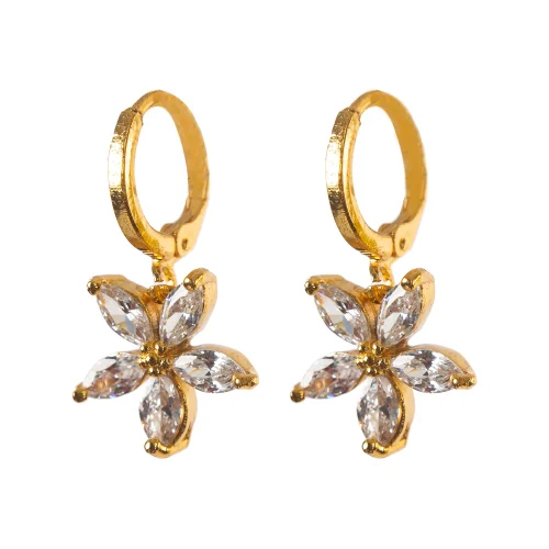 Ad 302 Ladies Earrings - Color: Golden