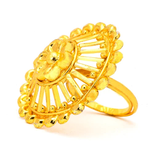 6 Inch Gold Plated Imitation Ring