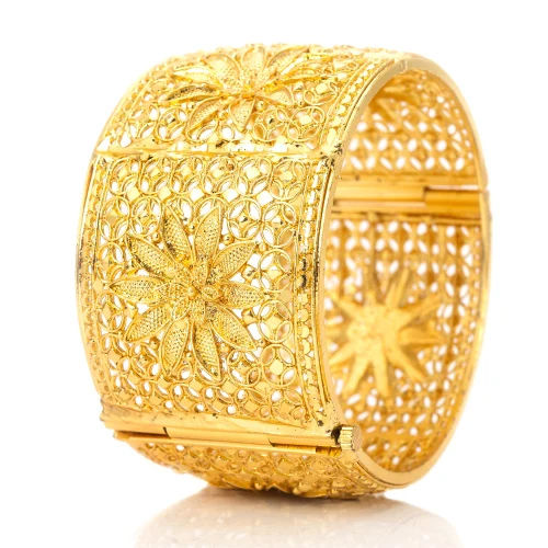 Flb 207 Golden Imitation Bangles - Gender: Women