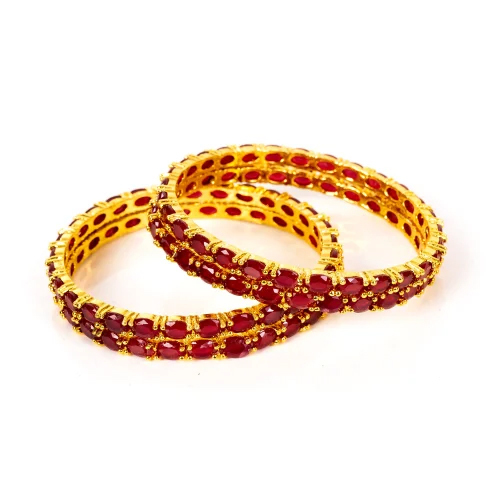 Abc 100 Golden Imitation Bangles - Gender: Women