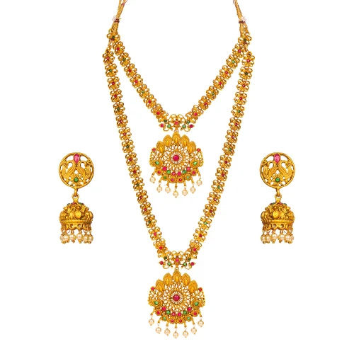 Artificial Golden Necklace Set - Gender: Women