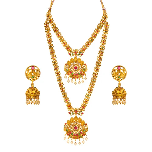 Artificial Golden Necklace Set