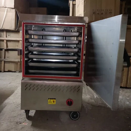 6 Tray Gas Rice Steamer - Automatic Grade: Manual