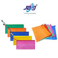 Jb9 Satin Zipper Pouch - Pvc Material, Standard Size | Available In All Colors, Single String Style With Warranty