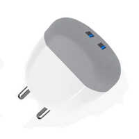 White Mobile Charger Cabinet - Abs Material , Compact Size , White Color , Multiple Charging Ports , Warranty Included