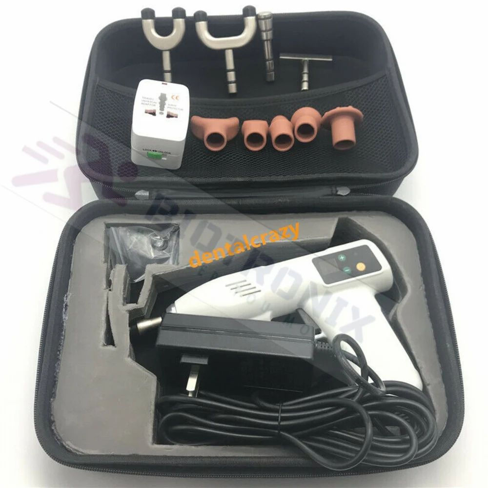 Exercise Equipment Chiro Gun 400 N Digital Electrical 4 Gear 4 LEvels 6 Heads, For Handheld Chiropractic Device