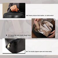 leather cosmetic bag