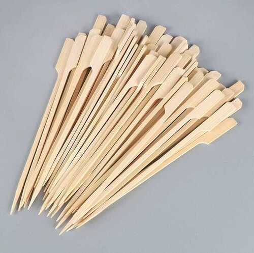 Wooden Skewer - 12" Length | Durable Design for Grilling, Skewering Vegetables and Meats, Perfect for BBQs and Outdoor Events