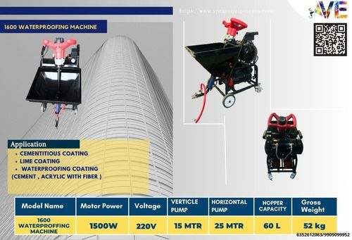 1600 WATERPROOFING MACHINE