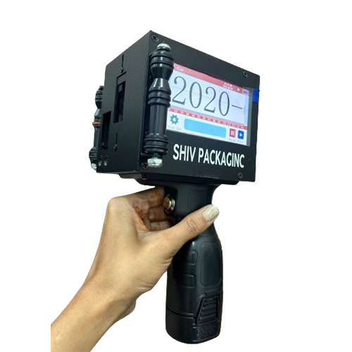 SP300 Hand Held Inkjet Printer - PVC Durable Build, 50mm Dimensions, Semi-Automatic Operation | User-Friendly LCD Interface, Versatile Material Compatibility, Efficient Barcode Printing