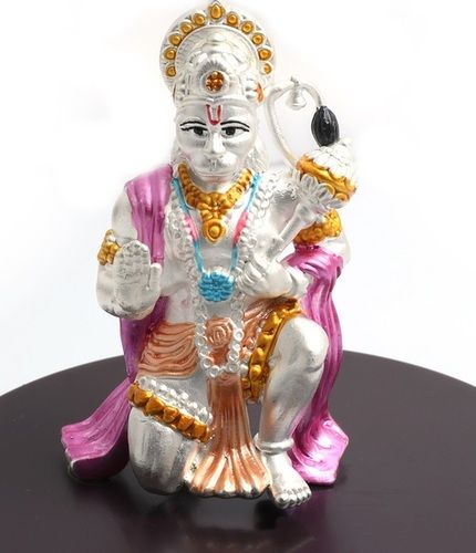 Silver 92.5  Shree Ram Bhakt Hanuman Murti