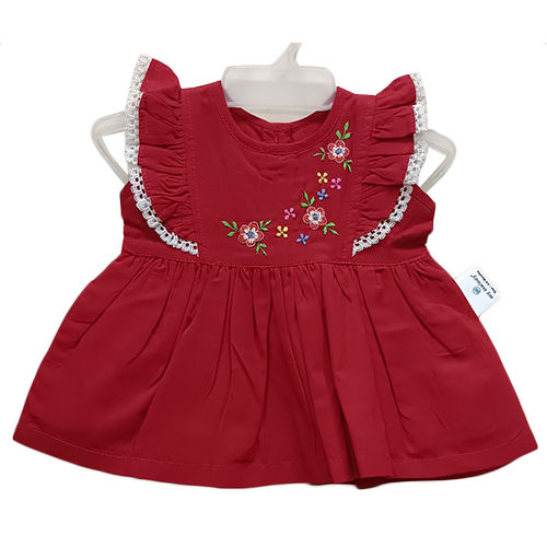 Designer New Born Frock - Color: As Per Required