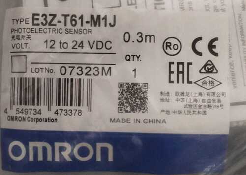 OMRON PHOTOELECTRIC SENSOR, E3Z-T61-M1J