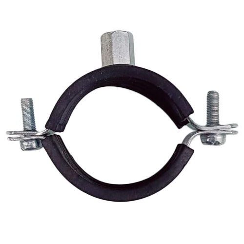 Rubber Lined Split Clamp - Material: Metal