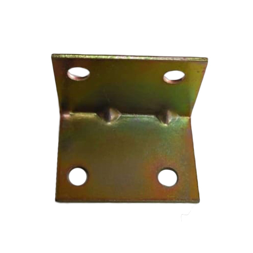 Yellow Plated 4 Holes L Bracket